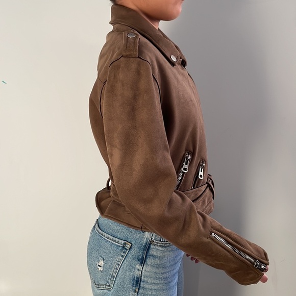 For The Republic faux leather jacket. Size Medium. - Picture 4 of 8